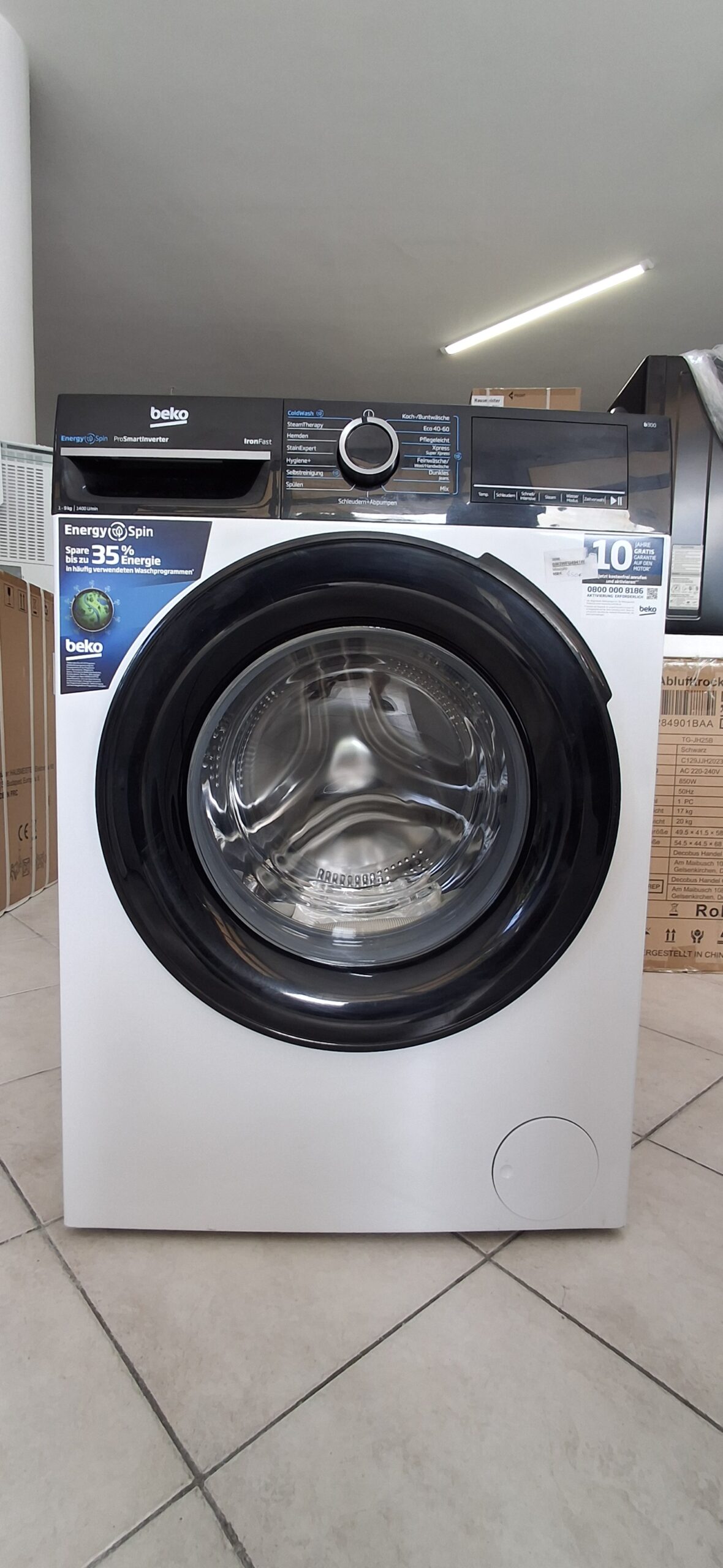 Beko BM3WFU4941W Elöltöltős Mosógép 9 Kg